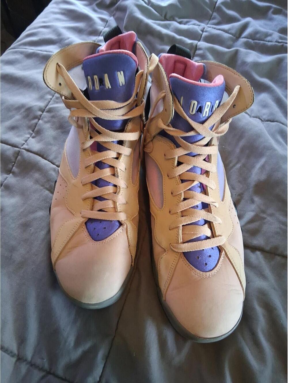 Air Jordan 7 Retro SE Sapphire Pink Men's Size 12 US 2022 Edition No Soles